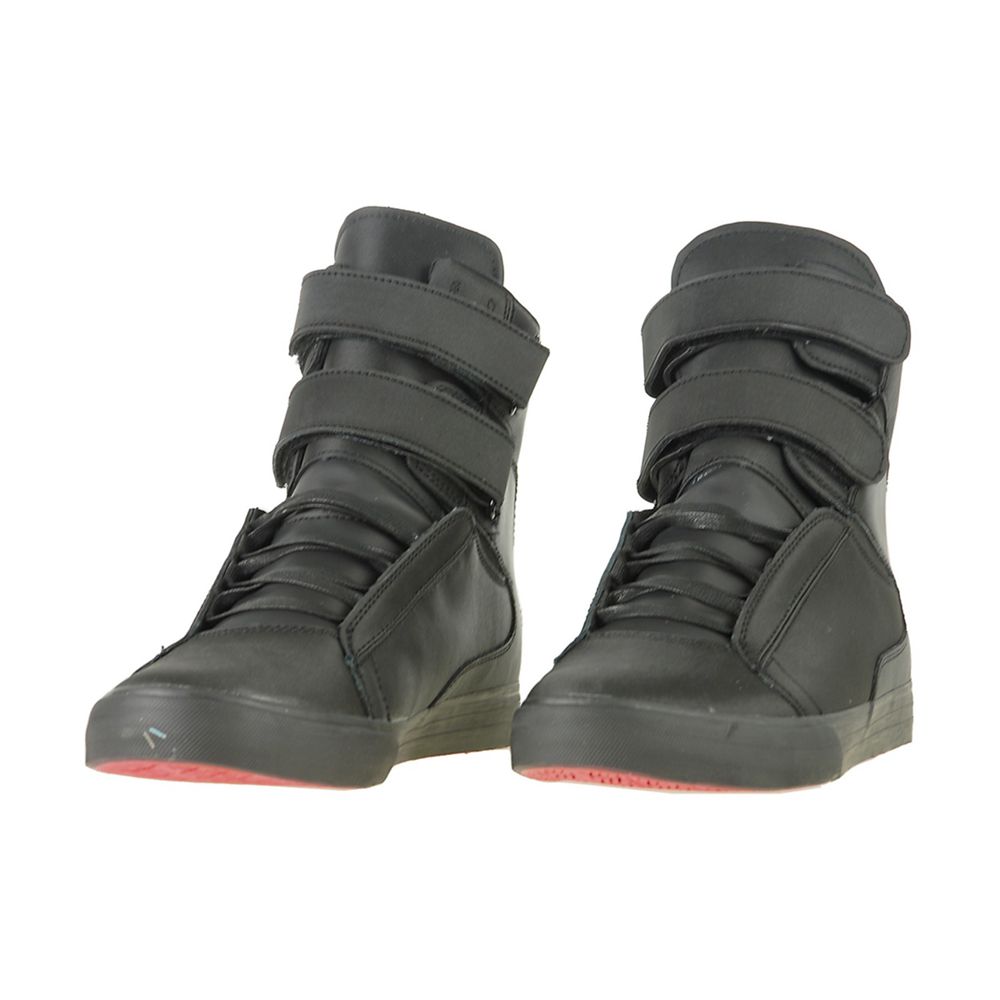 Baskets Montantes Supra TK Society Noir Red Carpet Tuf Femme | KXL-97526933